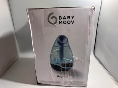Obrázek produktu pro Babymoov Hygro Plus digitální zvlhčovač vzduchu s nočním světlem (7 barev), automatická regulace vlhkosti, difuzér esenciálních olejů | Vícebarevný