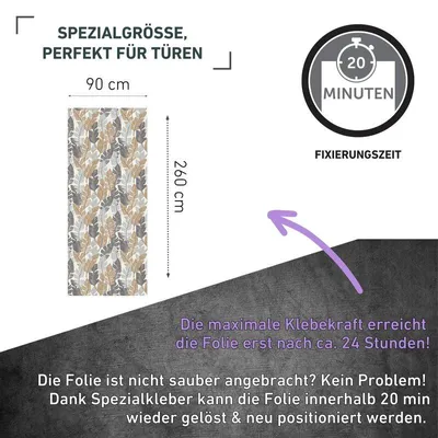 Produktbild von Venilia Klebefolie Deco Premium hitzeresistent feucht abwischbar wieder abnehmbar