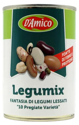 Image de Mélange de haricots cuits D'Amico, 250 g