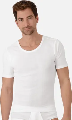 Produktbild von 2 Trigema Herren Unterhemden Feinripp Weiss 85105/2 Gr.6 (L)