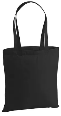 Image de Westford Mill - Sac de courses « Premium », coton FK1314 (taille unique) (noir)