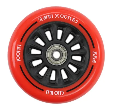 Produktbild von Slamm 100mm Nylonkern-Scooterrad | Rot