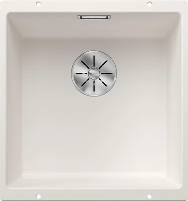 Immagine prodotto di BLANCO SUBLINE 400-U, SILGRANIT® PuraDur®, bianco, senza telecomando di scarico