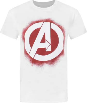Immagine prodotto di Avengers - Maglietta Logo da uomo TV413 (S) (Bianco)