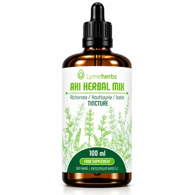 Produktbild von AHI Kräutermischung Tinktur 1:2 (100ml), KI-generiertes Bild