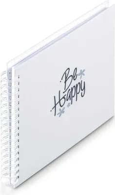Produktbild von Hama Good Things Spiral    28x24 50 weiße Seiten Happy       7717