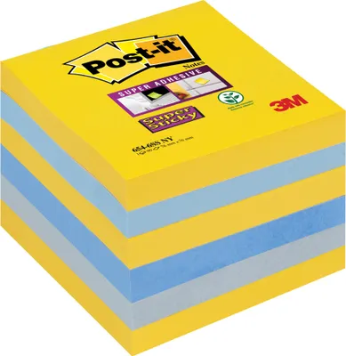 Produktbild von Post-it Haftnotizen Super Sticky Notes 76 x 76 mm NY