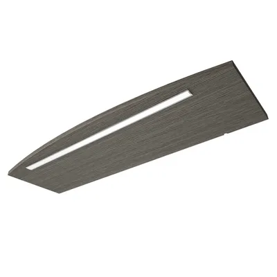 Produktbild von Pelipal Serie 4010 Kranzbeleuchtung 4990.198051 Korpusfarbe Graphit Struktur quer NB 82 cm