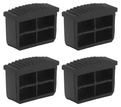 Productafbeelding van 4 stuks antislip laddervoetjes, reservevoetjes, laddervoetafdekking, 6 × 2,2 cm