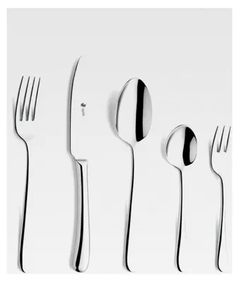 Produktbild von Besteckset 60-teilig für 12 Personen, elegantes 18/10 Edelstahl Besteckset, poliert, rostfrei und spülmaschinenfest