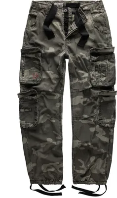 Produktbild von SURPLUS Airborne Vintage Trousers, blackcamo