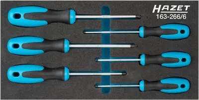 Produktbild von HAZET Schraubendrehersatz 163-266/6 342mm 172mm
