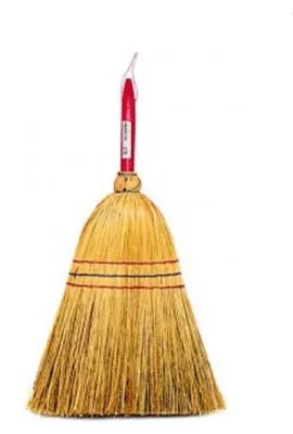 Image de Balayette paille de riz manche bois M.Court MC142 - BROSSERIE THOMAS - 142