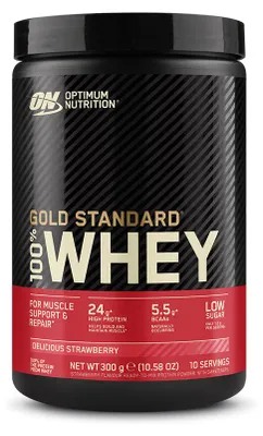 Image de Whey protéine - Optimum Nutrition - 100% whey gold standard (300g) - Saveur Fraise