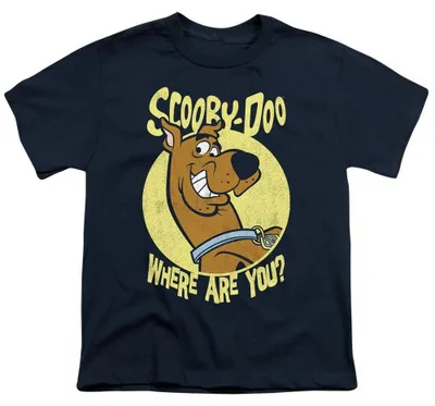 Immagine prodotto di Maglietta per bambini di Scooby Doo - "Where Are You?", modello TV36397 (taglia 116), colore blu