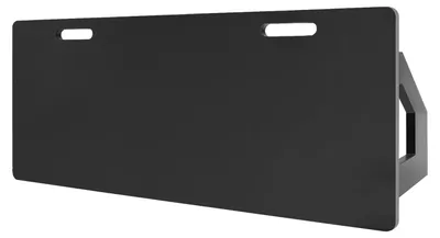 Obrázok produktu pre Futbalový odrazový panel – tréningová stena – dvojitý uhol 60°/90° – prenosný – samostatne stojaci – 100 × 40 × 40 cm – na tréning streľby a prihrávok – čierna farba