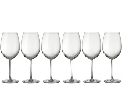 Produktbild von JAMIE OLIVER Gläser-Set WAVES 6er Kristall Weißweingläser 580ml klar bruchfest Weinglas-Set, robust und langlebiges Material, Weinglas Rotweinglas