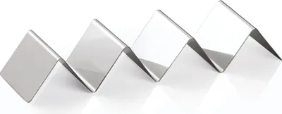 Produktbild von Snackpresenter mit 3 Ablagen, 28 x 8 x 4,5 cm, Chromnickelstahl