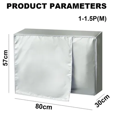 Produktbild von Außenklimaanlage Abdeckungs, Schutzabdeckung Klimaanlage Anti Staub Anti Schnee Wasserdichte Sunproof,(31.5X11.8X22.4 inches）