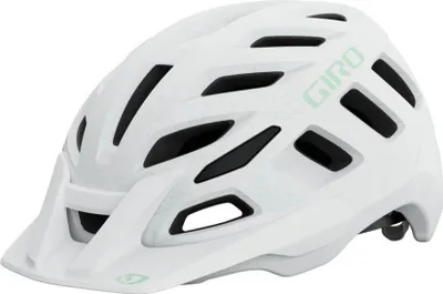 Produktbild von GIRO Fahrradhelm MTB Radix, In-Mold Polycarbonat Schale, Roc Loc® 5.5, verstellbares Visier, 25 Belüftungsöffnungen, Damen, Weiß, M, 300g