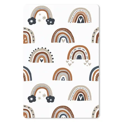 Produktbild von MuchoWow® Mauspad Mousepad Muster - Regenbogen - Dekoration 18x27 cm - Mousepads - Maus Mat - Pad - Mausunterlage