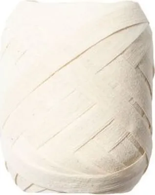 Produktbild von 20x Geschenkband 10 mm x 12 m weiß Baumwolle