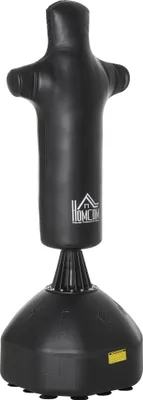 Produktbild von HOMCOM Boxsack Stehend 180cm Erwachsene Standboxsack Boxdummy Boxsäule Humanoides Design für Profis und Anfänger Schwarz