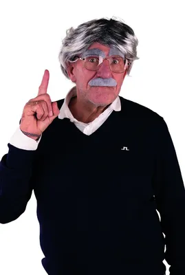 Produktbild von Opa Set 4-teilig Perücke Bart Augenbrauen Brille