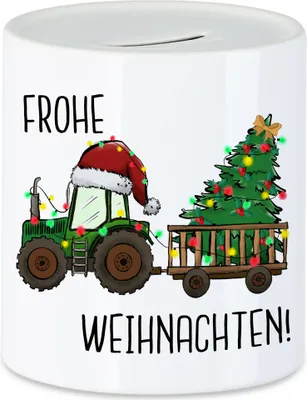 Produktbild von Frohe Weihnachten Spardose Weihnachten Weihnachtsbaum Weihnachtsdekoration Merry Christmas