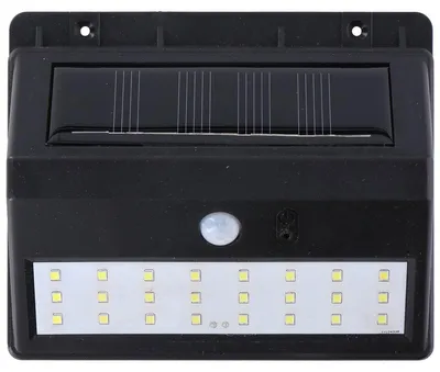 Productafbeelding van Grundig Solar Wandlamp Buiten - Tuinverlichting met Schemersensor - 14 x 11,6 x 5 cm - IP44 Weerstbestendig - Zwart