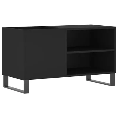 Produktbild von vidaXL Plattenschrank Schwarz 85x38x48 cm Holzwerkstoff