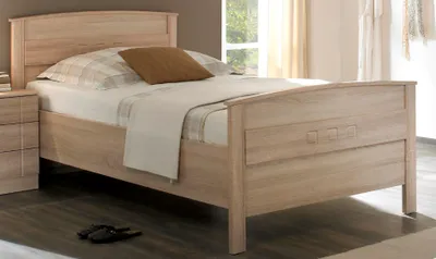 Produktbild von Senio Komfortbett Bett 100x200 Höhenverstellbar MDF White Wash