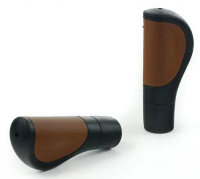 Immagine prodotto di manopole City Comfort 120 mm in gomma marrone 2 pezzi