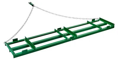 Image de Sleepeg Weideeg - 2435 x 500 x 100 mm - Poids : 33,9 kg - Acier Q235 - Pour niveler les terrains agricoles et les allées