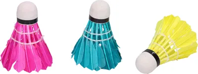 Produktbild von Badminton-Körbe, bunt, 3 Stück