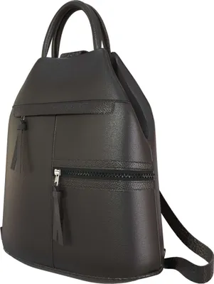 Produktbild von Eleganter Damen Veganer Kunstleder Rucksack 30606 Schwarz