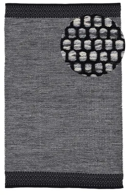 Image de carpetfine Tapis tissé à plat Kilim Mia Grau 200x290 cm | Tapis moderne pour le salon et la chambre à coucher