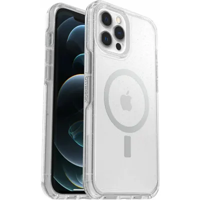 Produktbild von OtterBox Symmetry Series Clear Hülle für Apple iPhone 12 Pro Max Smartphone - Stardust (Glitter transparent) - Anitbakteriell, Sturzsicher, Stoßfest - Gummi, Polycarbonat