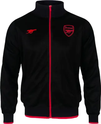 Immagine prodotto di Arsenal FC - Giacca da ginnastica da uomo, ricamata GF243 (XL) (Nero)