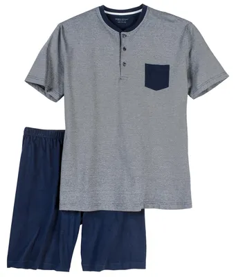 Produktbild von Ceceba kurzer Schlafanzug XXL navy melange