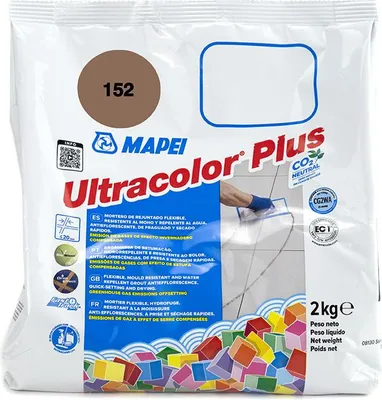 Produktbild von Fugenmörtel Fliese Mapei Ultracolor Plus 152 Beige | Sack zu 2 kg | m²/s | Sack zu 2 kg | m²/s