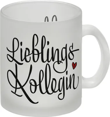 Produktbild von Lieblingskollegin Glas Tasse