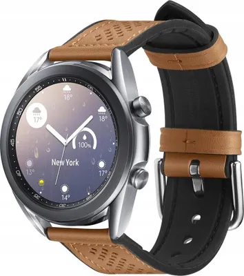 Obrázek produktu pro Spigen AMP00695, Kapela, Chytré hodinky, Hnědá, Samsung, Galaxy Watch 3 (41mm),Polyuretankůže, Silikon