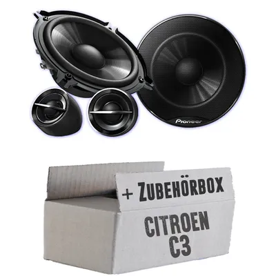 Produktbild von Pioneer TS-G133Ci - 13cm Lautsprechersystem - Einbauset passend für Citroen C3 - justSOUND