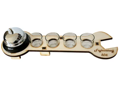 Obrázek produktu pro Fajrontový klíč s pohárky a zvonkem