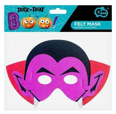 Image de Masque de vampire en feutre 24 x 16 cm - Godan