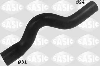 Produktbild von SASIC Kühlerschlauch Wasserschlauch passend für PEUGEOT 207 (WA, WC) 3400108