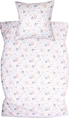 Produktbild von Amilian 2-tlg Set: Bettwäsche 135x200, Kissenbezug: 80x80 cm, 100% Baumwolle, mit Hotelverschluß: weiche Flauschige Bettbezüge, Kopfkissenbezug