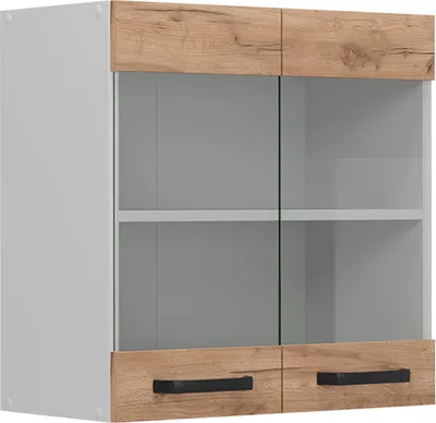 Produktbild von Küchenglasschrank Vicco R-Line Goldkraft Eiche 60 cm, Model 52281