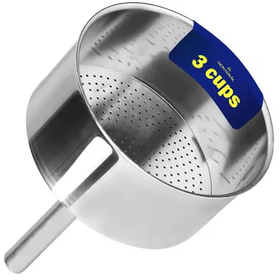 Aluminium-Trichter 3 Tassen für Bialetti Moka
